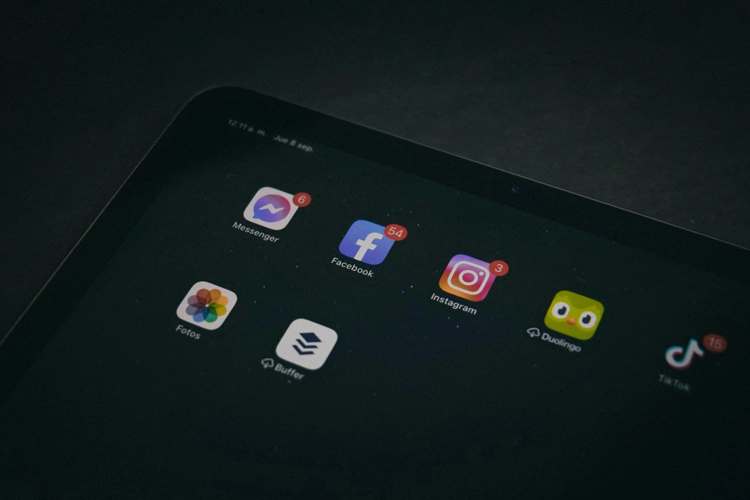 Interface screenshot of Social Media App